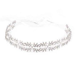 Acute Designs Fern Leaf Silver Crown Headband NEW!